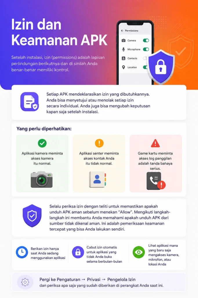 Izin dan Keamanan APK