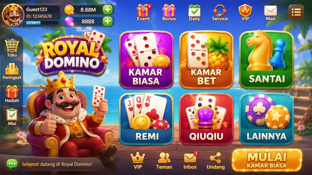 Royal Domino sebagai alternatif Royal Dream untuk pengguna Android
