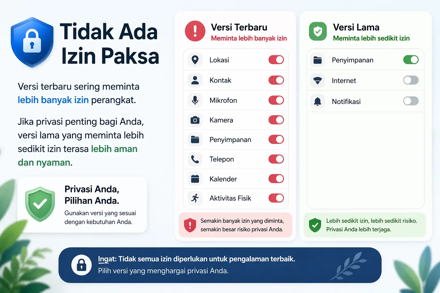 Tidak Ada Izin Paksa